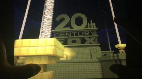 20th Century Fox Home Entertainment Logo in Minecraft (Neat!)