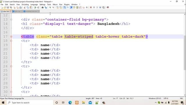 Learn Bootstrap Bangla Tutorial  Learn About Containers Typography Colors Table Image  Part-3