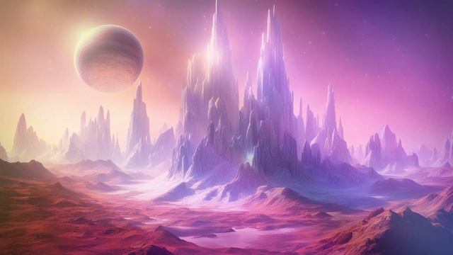 Crystal Peaks on an Alien Moon - Ambient Space Music