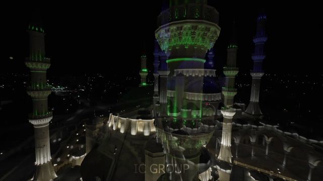 Освещение на Соборной мечети тест