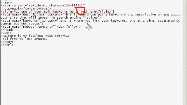 Nicheprof's Online Tutorial Series - Title Tags for SEO