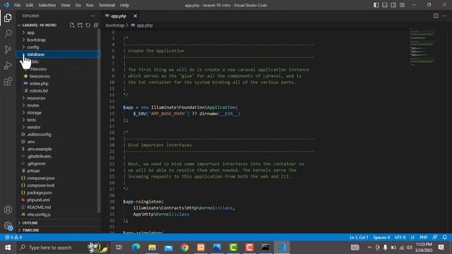 Laravel Dicrectory Structure