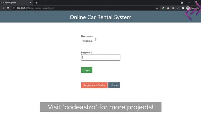 Car Rental System in Django with Source Code - CodeAstro
