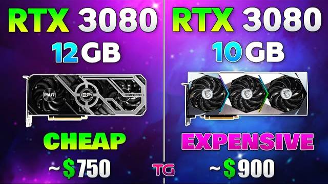 Cheapest RTX 3080 12GB vs Most Expensive RTX 3080 10GB - Which is Better?