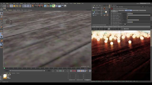 Все основные параметры в Camera Tag, Cinema4D/Octane Render (ENG subs)