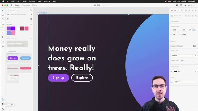 XD Daily Creative Challenge - Landing Page | Adobe Creative Cloud
