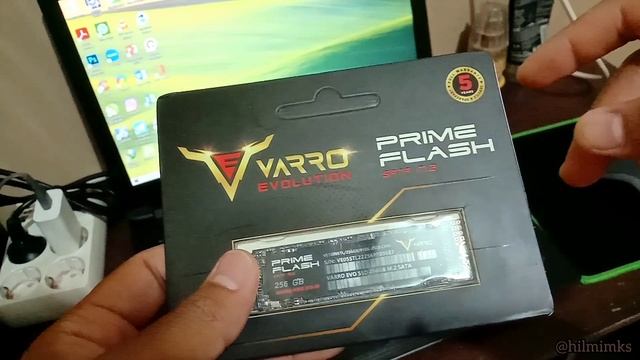 Unboxing SSD Varro Evolution M.2 Sata 256 GB