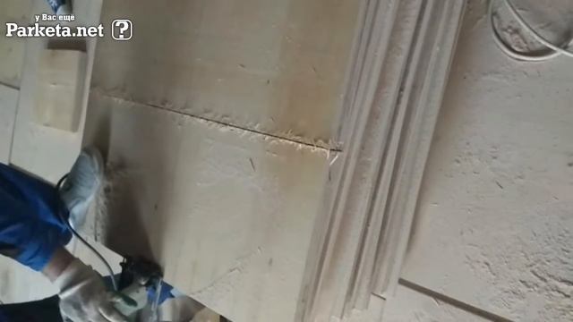 Распил фанеры для основания перед укладкой паркета