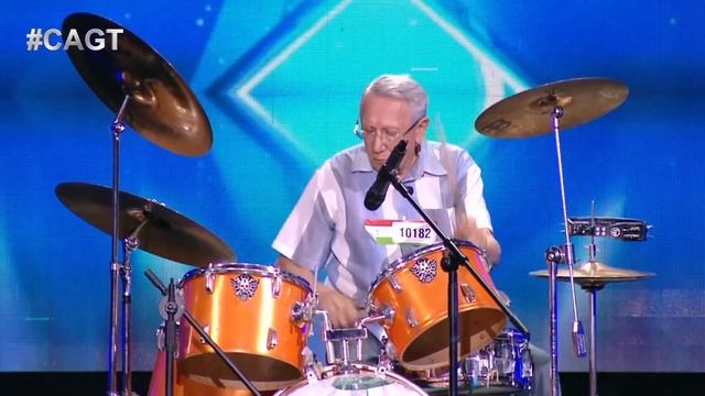 Золотая кнопка!!!! Всеволод Джавад-заде - Выступления 80-летнего барабанщика - CAGT 2019