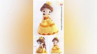 Which crochet Disney princess doll is your favorite? How to crochet doll