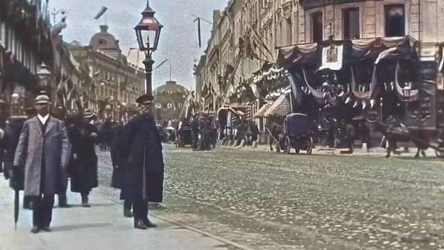 Москва, Тверская улица, конец 19 века, Российская Империя.