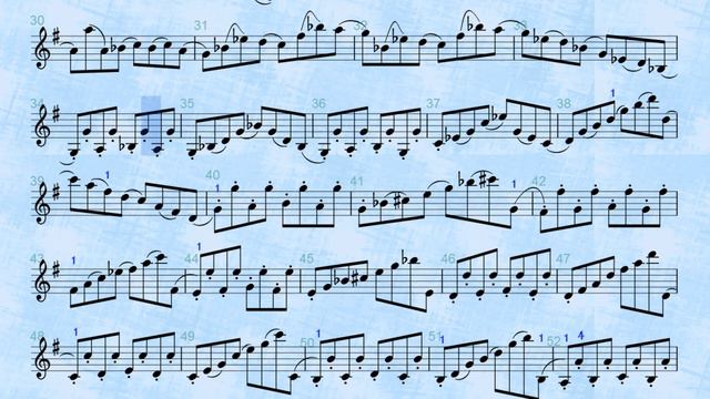 Wohlfahrt Op 45 Violin Etude no 50 ♩=60