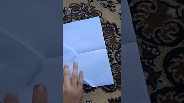 как сделать самолётик из листа А4