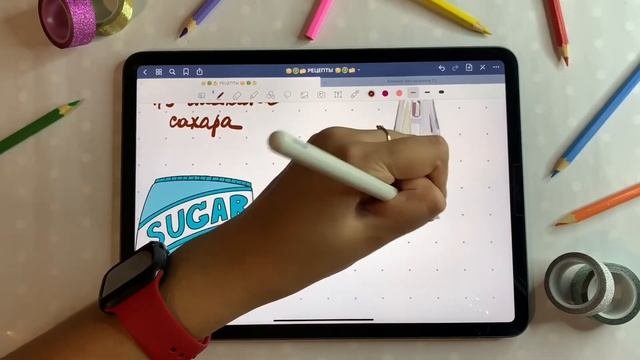 Как я создаю заметки на IPAD PRO ? в GoodNotes 5  digital notes