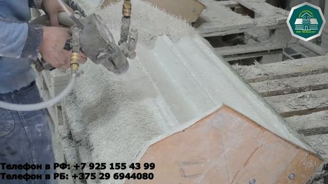 Напыление карниза из стеклофибробетона 3