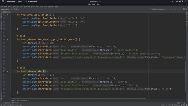 Writing an abbreviator library in Rust