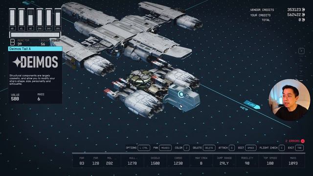180 Top Speed Star Eagle Ship - Fastest Fighter Ship - STARFIELD Ship Building & Customization