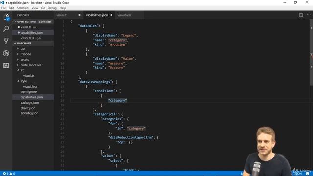 98  Limiting the Data Input | Creating Custom Visuals | Power BI