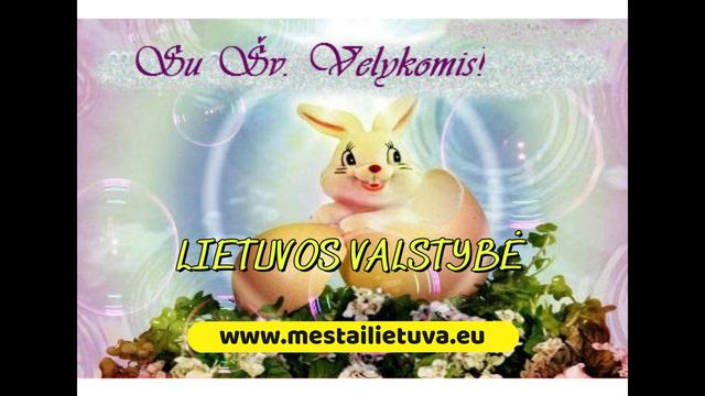 Su šv. velykom Tautiečiai.