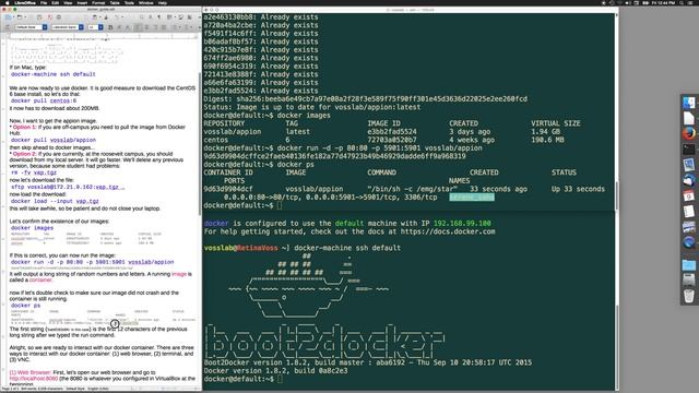 Working with Docker Images to run Appion