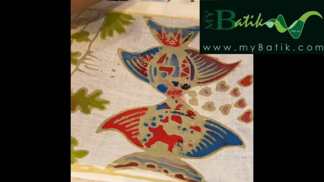 Batik DIY Episode #2 Enhance Colour Mixing Techniche