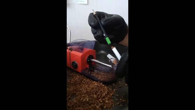 Чтобы табак из гильзы не высыпался