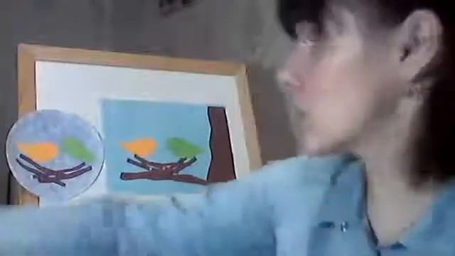 Аплікація птахи
