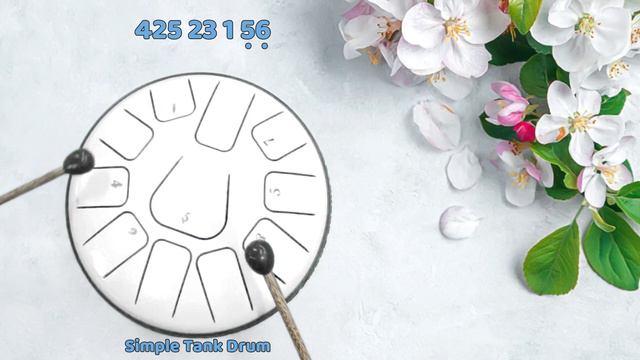 Tears in Heaven (Easy Beginner Tutorial Book 2) - Steel Tongue drum /Tank Drum Cover with Tabs