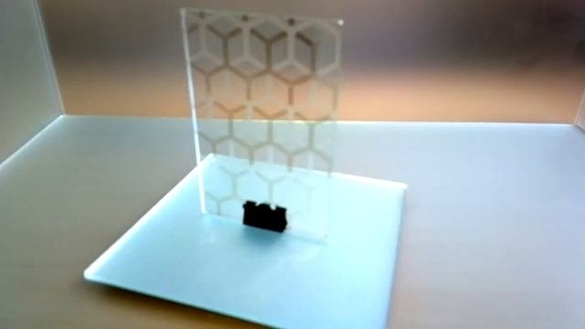 Соты серебро. Узоры на стекле с возможностью закалки. A-Glass