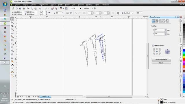 Cvičení pro Corel Draw - logo Monster