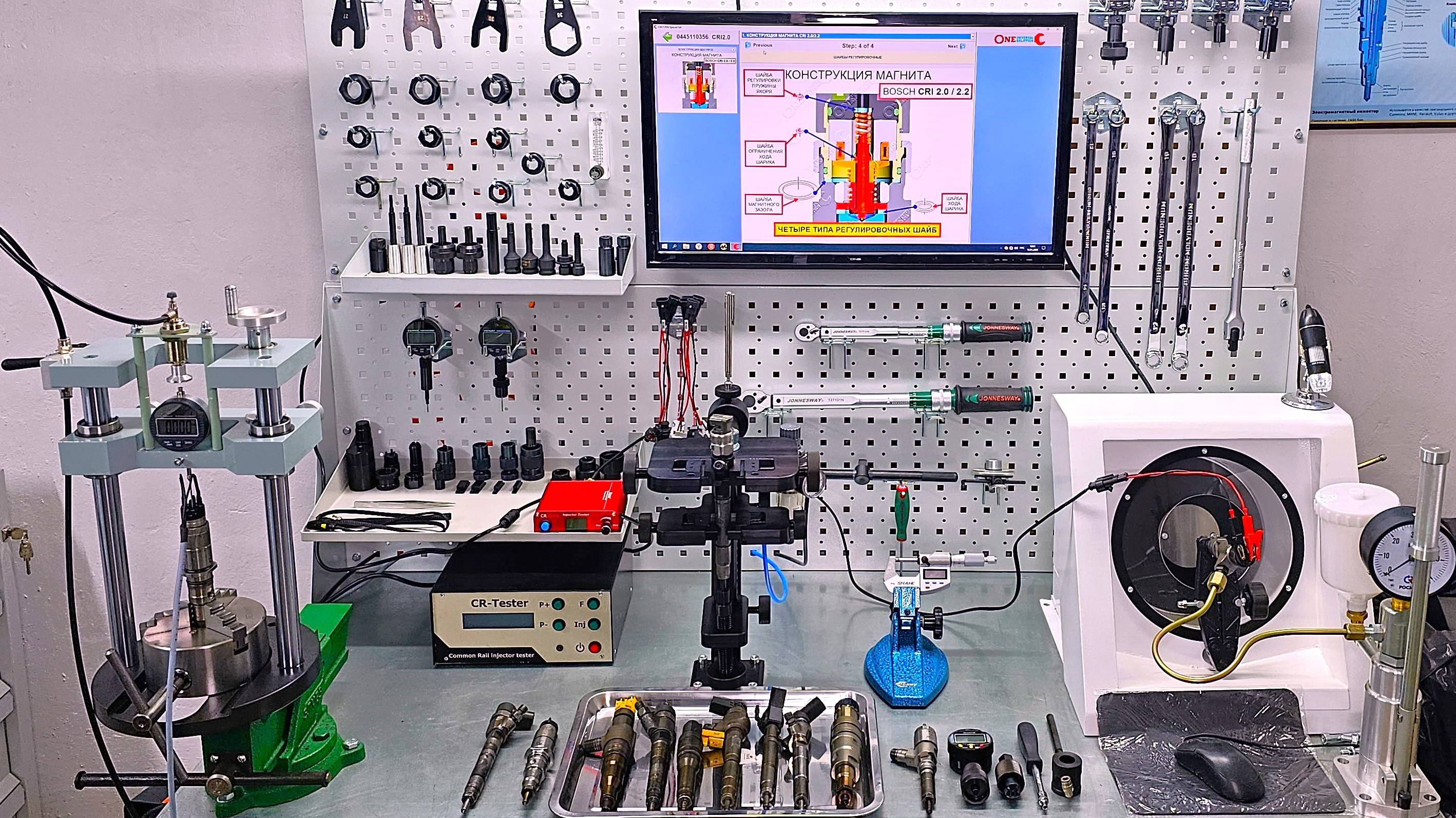 Step - 3. CRI CRIN Bosch, Denso, Delphi + Piezo, Siemens VDO, технология ремонта.