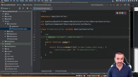 #07 - Como CREAR un CONTROLADOR en SYMFONY 5 desde el TERMINAL