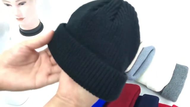 Fashion Hip Hop Beanie Knitted Hat Men  Women Skullcap Winter Warm Brimless Baggy Melon Cuff Docker
