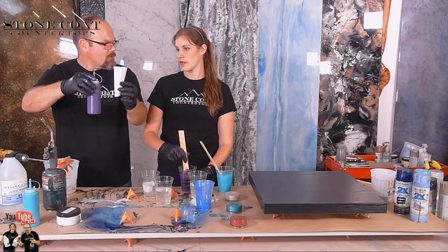 How To Purple And Teal Epoxy