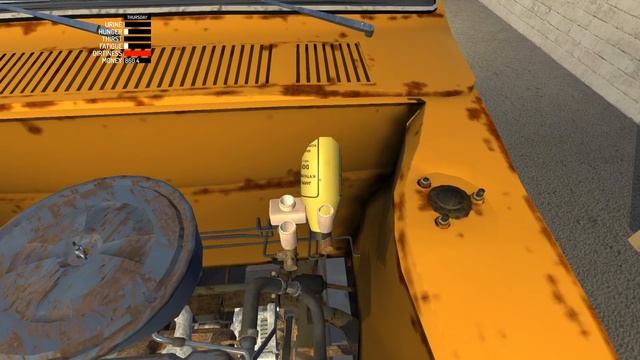 Запустил Двигатель настроил обороты и ремень в My summer car