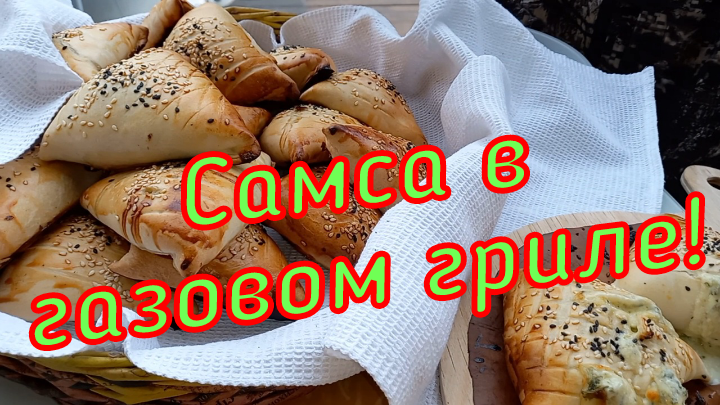 Самса в газовом гриле! #самса, #семейкаблохиных