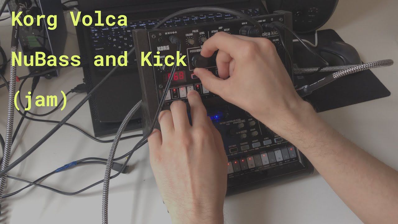Korg Volca NuBass and Kick (jam)