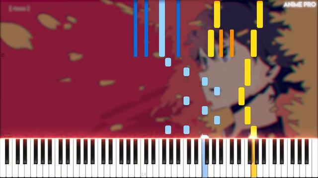 forget-me-not - Sword Art Online: Alicization(season 3) ED 2 (synthesia piano tutorial) ReoNa