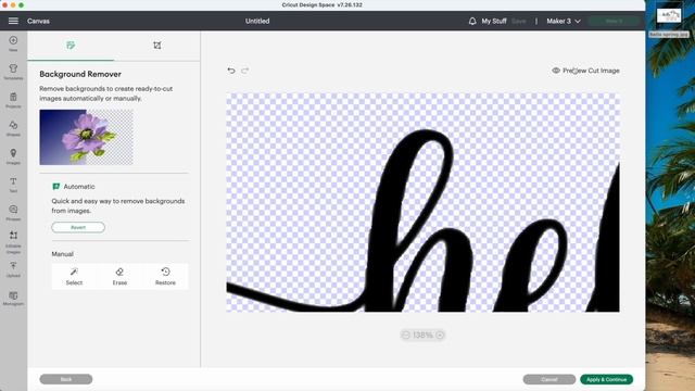 Cricut Design Space Tutorial 2023: How to Fix a Fuzzy Image so it isnt Bumpy!