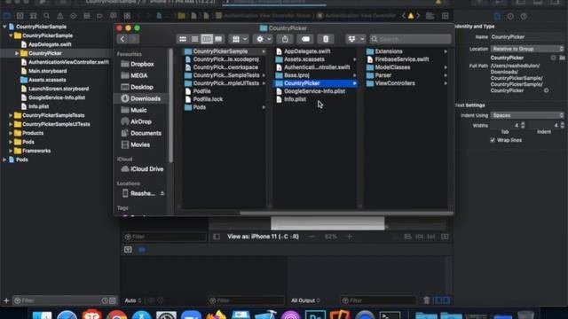 Country Picker for iOS Project Firebase Drag  drop the source into your project - Tutorial Paid
