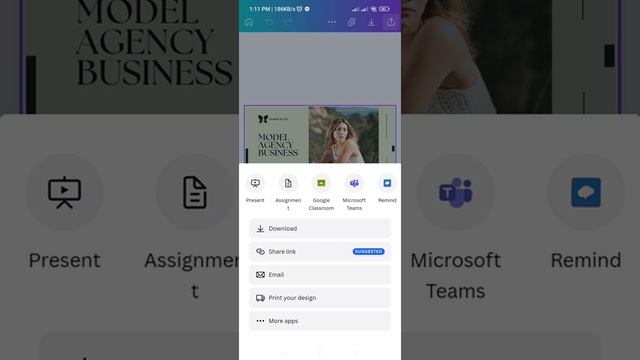 Download Canva presentation as Microsoft Powerpoint