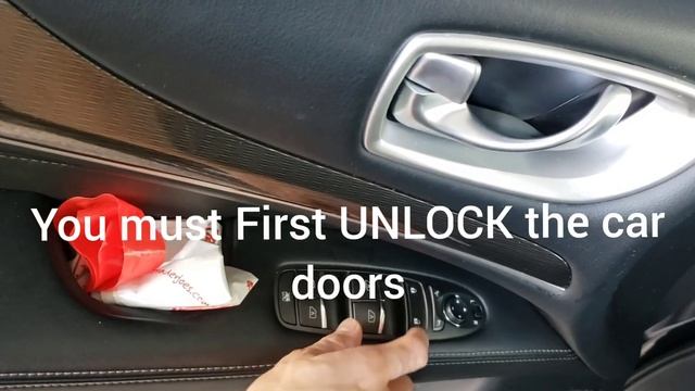 How to open your gas tank door for your Infiniti qx60  - SERIOUSLY