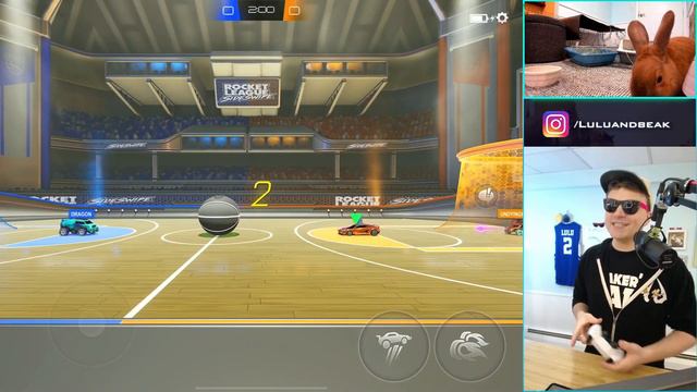 I ALMOST KILLED MY iPAD PLAYING ROCKET LEAGUE SIDESWIPE