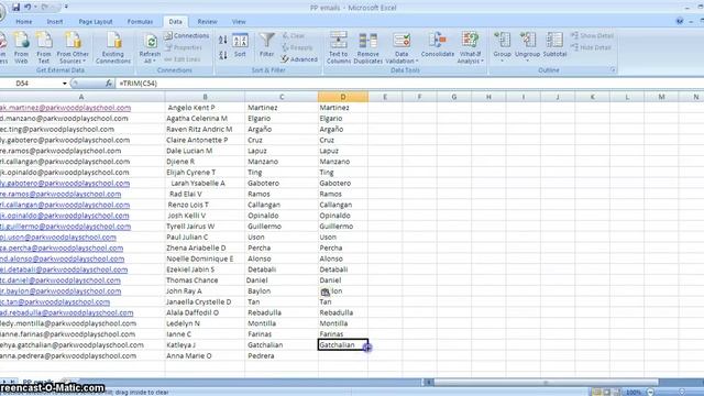 How to Removes Spaces Before Text in Excel Cells