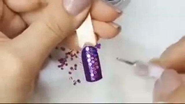 #2 Трансляция ★ Выкладываем весь ноготок объемными ромбами