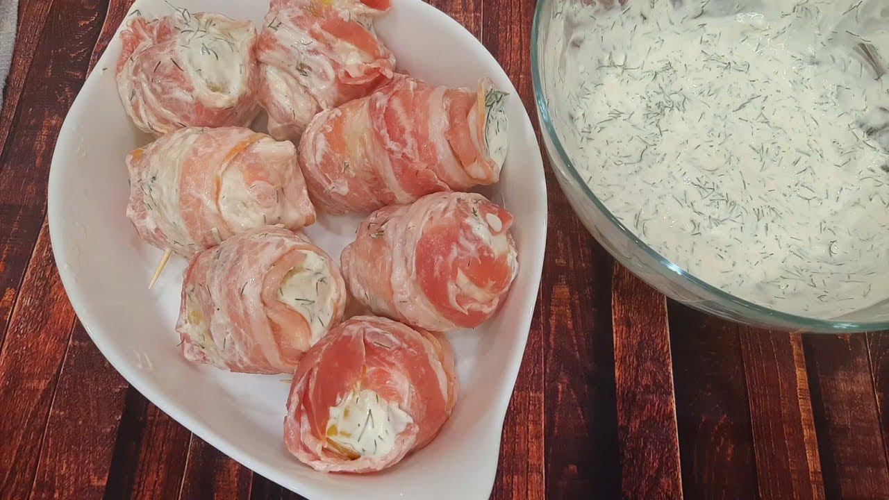 Вы обязаны это попробовать! Обалденный картофель в беконе