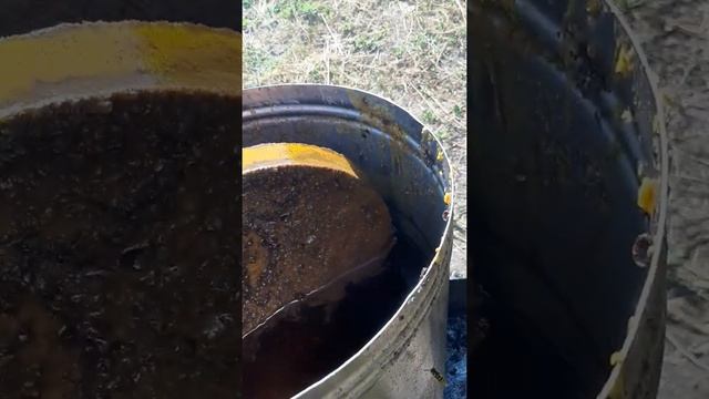 Перетопка воска много и быстро