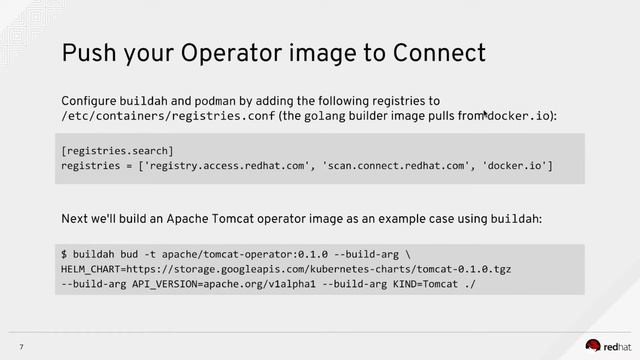 Operator Development Using HELM