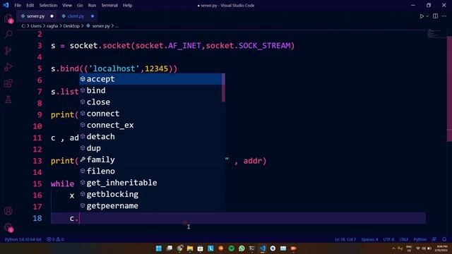 TCP Server and Client Chat System