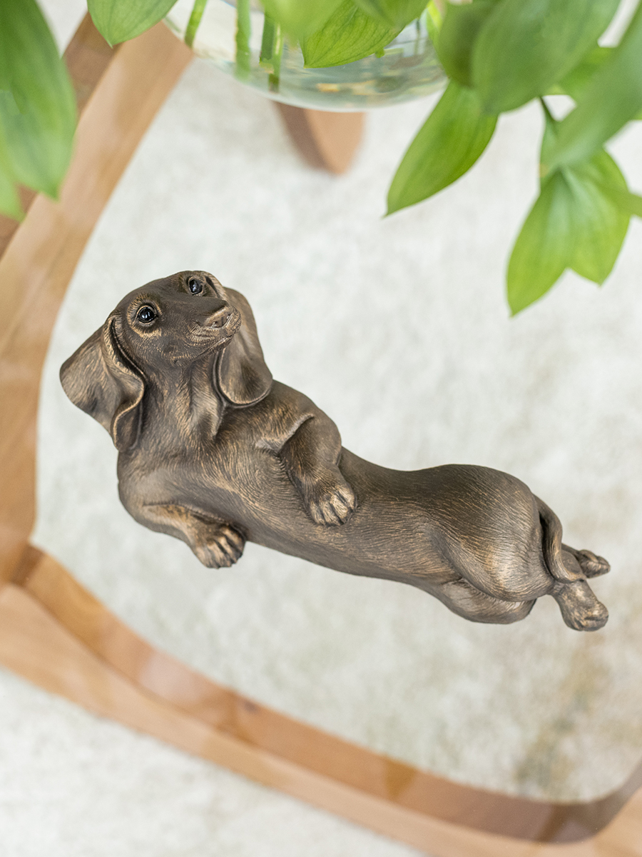 Статуэтка декор для дома и интерьера собака Такса мечты. Артикул OZON: 880145911